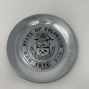 Duracast State of Colorado state seal plate